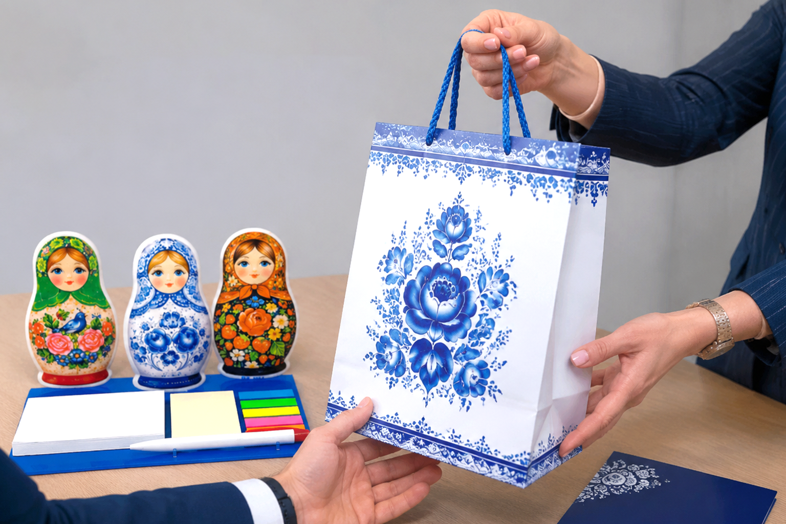 Корпоративный подарок для иностранных делегаций